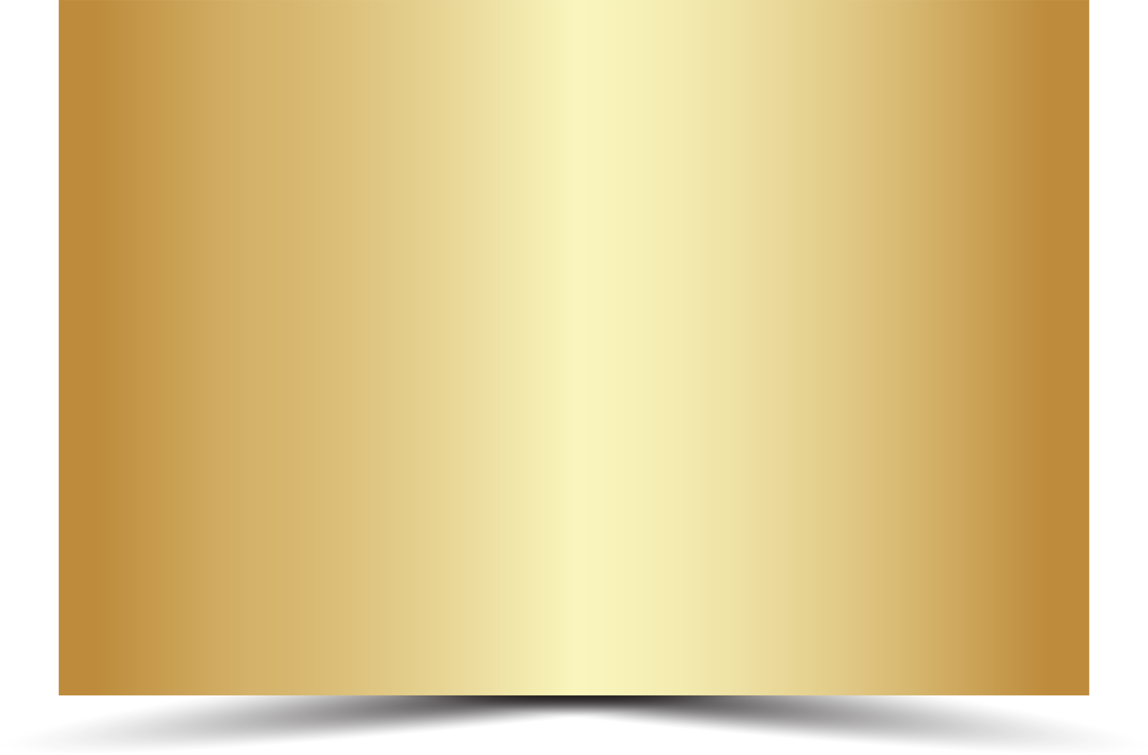 Gold paper rectangle and shadow, banners, label